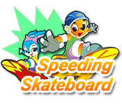 Speeding Skateboard